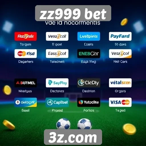 Métodos de pagamento aceitos no zz999 bet